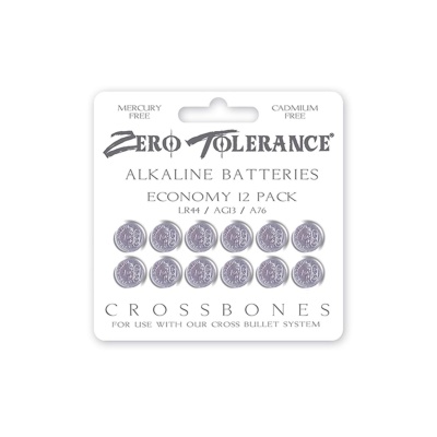 ZERO TOLERANCE ALKALINE BATTERIES - ECONOMY 12 PACK - 1