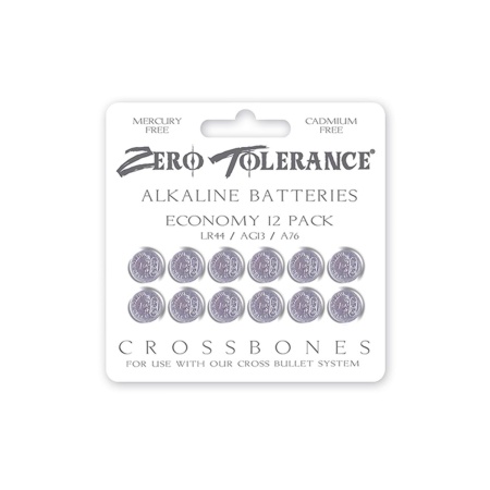 ZERO TOLERANCE ALKALINE BATTERIES - ECONOMY 12 PACK - 1