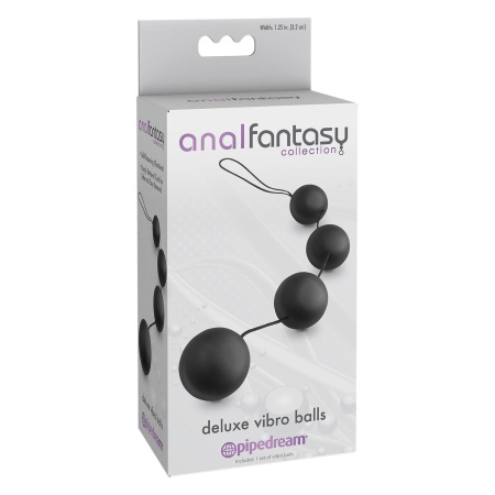 ANAL FANTASY COLLECTION DELUXE VIBRO BALLS BLACK - 2