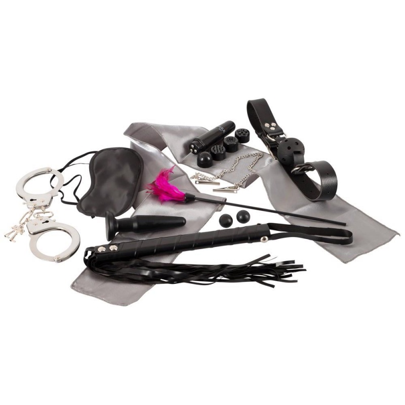 Zestaw bondage Ultimate Bondage Kit – 10-częściowy, regulowany, z miniwibratem - 2