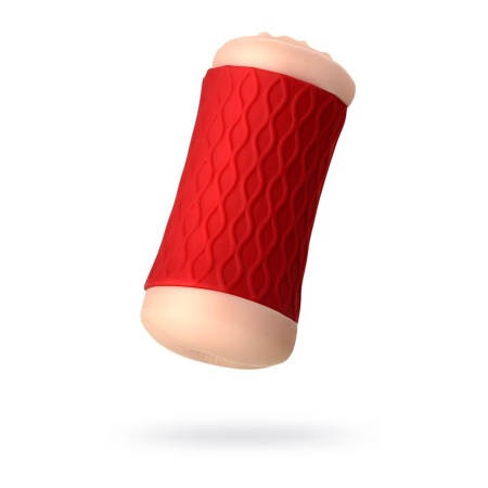 Masturbator Dwustronny Nadin TPR Dwukanałowy 14,5 cm - 1