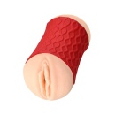 Masturbator Dwustronny Nadin TPR Dwukanałowy 14,5 cm - 2