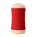 Masturbator Dwustronny Nadin TPR Dwukanałowy 14,5 cm - 3