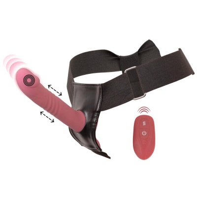 Your Strap-On Vibrator Pink - 1 2