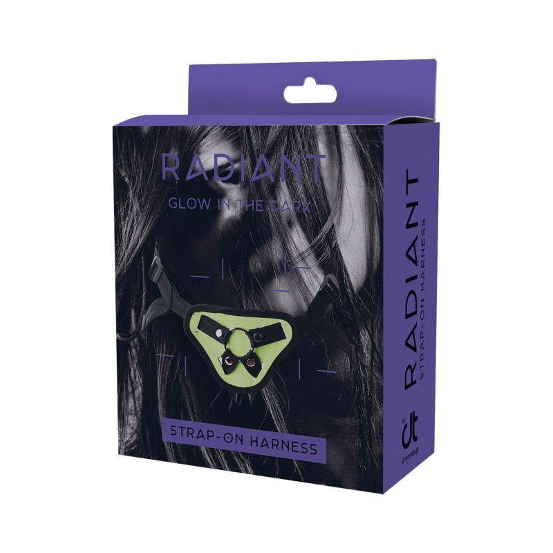 RADIANT STRAP-ON GLOW IN THE DARK GREEN - 1