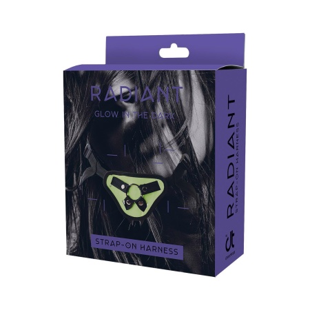 RADIANT STRAP-ON GLOW IN THE DARK GREEN - 1
