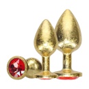 Milan Collection - Metal Anal Plug Set - Gold - 1