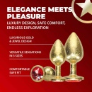 Milan Collection - Metal Anal Plug Set - Gold - 5
