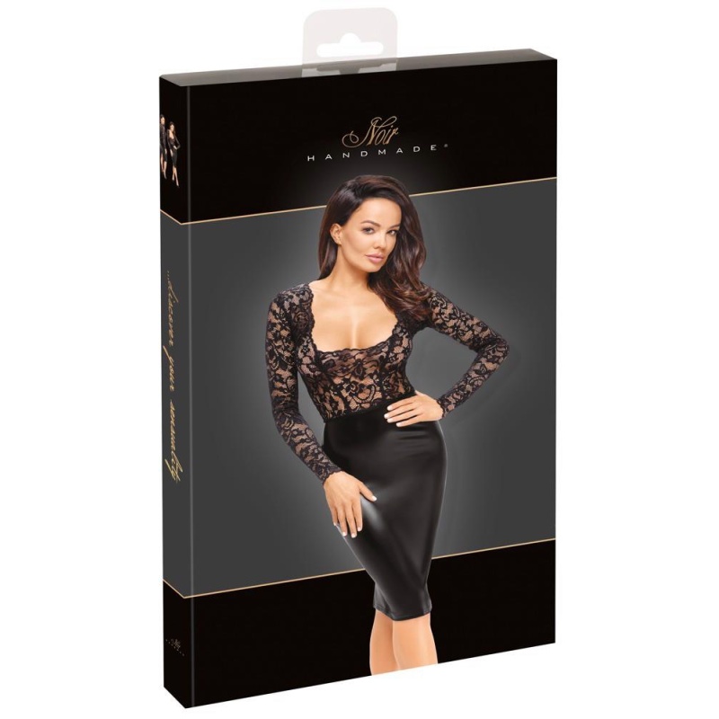 Noir lace dress LP-955 - 1