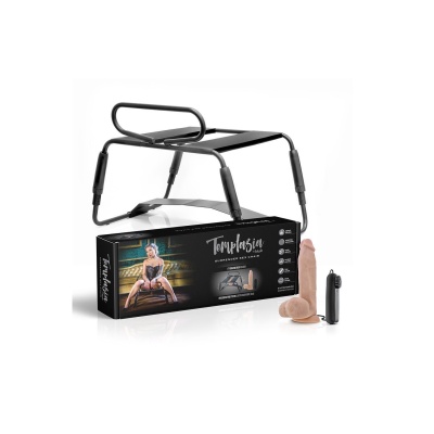 Fotel erotyczny Temptasia Surrender z regulacją wysokości 28-34 cm, pasami elastycznymi do 136 kg i długością 61 cm - 1