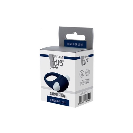 RINGS OF LOVE STIMU RING BLUE - 1