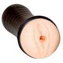 Pussy to Go — Masturbator w dyskretnej puszce, TPR, zawór przeciwpróżniowy, 27 cm - 2