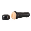 Pussy to Go — Masturbator w dyskretnej puszce, TPR, zawór przeciwpróżniowy, 27 cm - 3