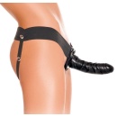 Hollow Strap-On FFSFHOH — penetrator z pustym kanałem z PVC, 18 cm, pas regulowany do 132 cm - 2