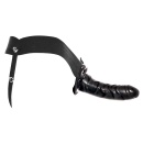 Hollow Strap-On FFSFHOH — penetrator z pustym kanałem z PVC, 18 cm, pas regulowany do 132 cm - 3
