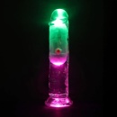 Wibrujące dildo LED z pilotem i przyssawką, 15 cm - 6