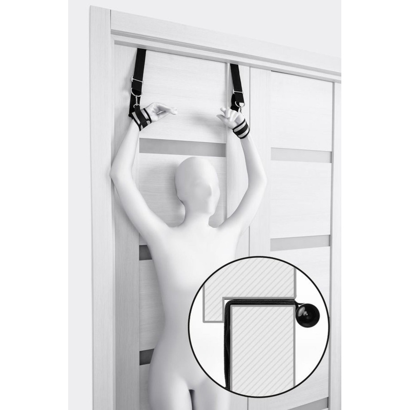 Hand Clamps - uchwyty na nadgarstki do drzwi z regulacją na rzep, 23 cm - 7