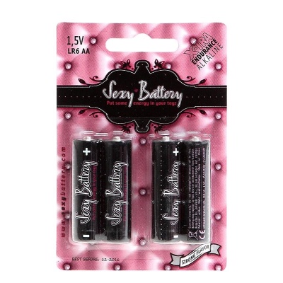 SEXY BATTERY ALKALINE 4PC. BLISTER AA - 1