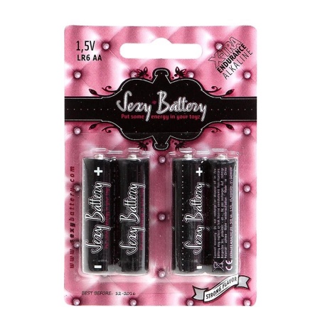 SEXY BATTERY ALKALINE 4PC. BLISTER AA - 1