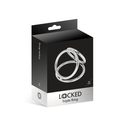 LOCKED TRIPLE RING 50/37/45 MM (Size: T2) - 1 2