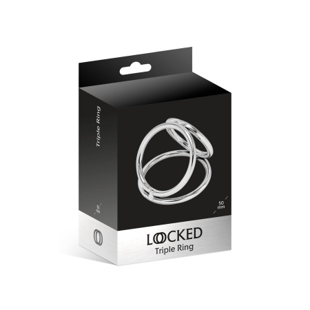 LOCKED TRIPLE RING 50/37/45 MM (Size: T2) - 2