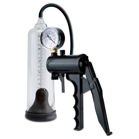 Pompa próżniowa do penisa Max-Precision Power Pump z manometrem i zaworem bezpieczeństwa, 22,5 cm - 2