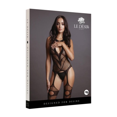 Suspender Bodystocking - One Size - 1 2