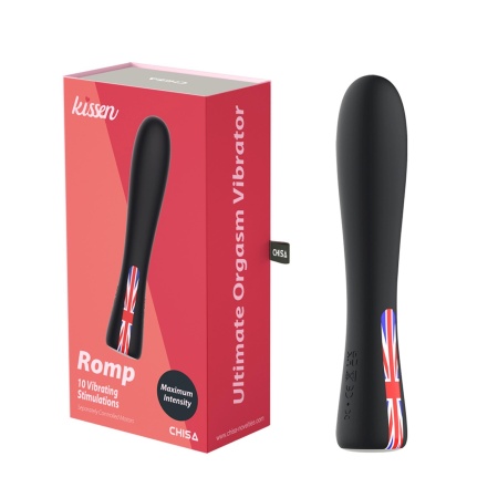 Wibrator Romp - 10 programów wibracji, funkcja Burst, 18 × 3,4 cm - 1