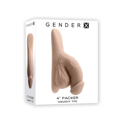 GENDER X 4INCH PACKER, LIGHT FLESH - 1