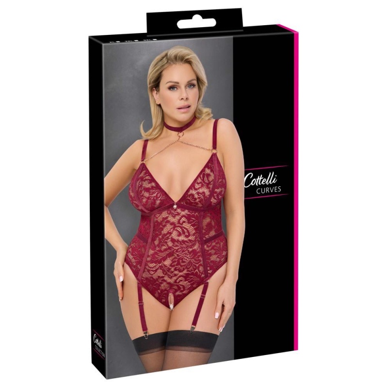 Crotchless Body red XL - 1