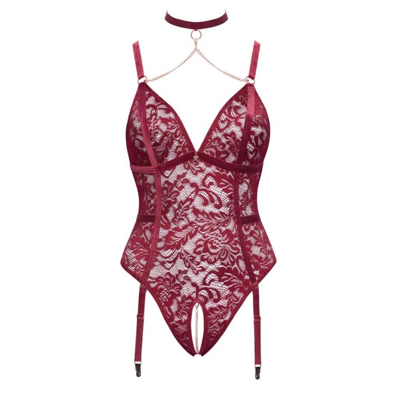 Crotchless Body red XL - 7