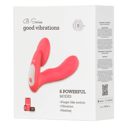 Silicone vibrator 3 speeds, 6 frequencies,Finger function,Heating + APP control - 1