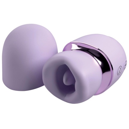 Stymulator oralny Hello Kiss Pro – ssące usta i wibrujący języczek, 12,5 cm - 4