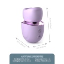 Stymulator oralny Hello Kiss Pro – ssące usta i wibrujący języczek, 12,5 cm - 8