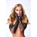 BACI FLOWER LACE OPERA GLOVE - 2