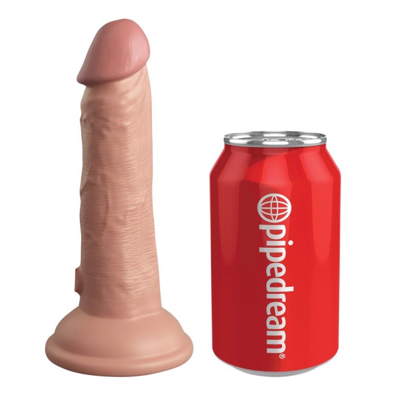 Zestaw strap-on King Cock Elite Beginner z systemem Body Dock Push & Play, dildo 17,8 cm - 6
