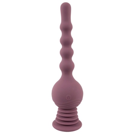 Wibrator analny Turbo Shaker Anal Lover z oscylującą kulą i wałem o falistej fakturze, 27,7 cm - 3
