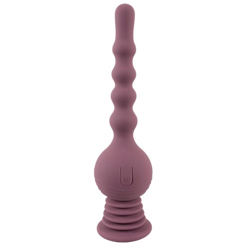 Wibrator analny Turbo Shaker Anal Lover z oscylującą kulą i wałem o falistej fakturze, 27,7 cm - 4