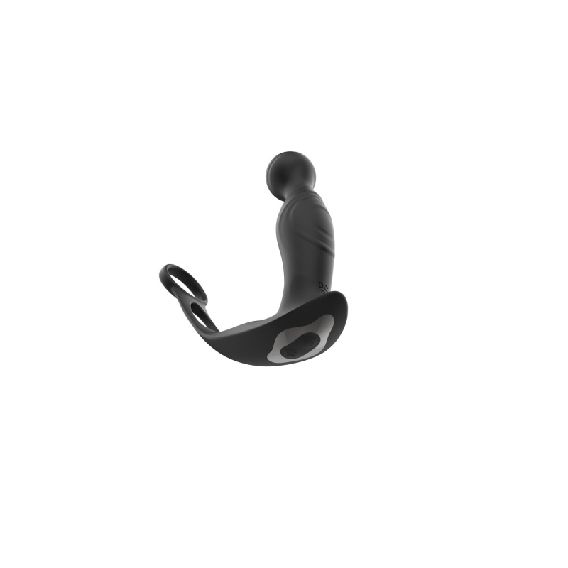 Masażer prostaty z pilotem zdalnego sterowania - ruch falujący 9 poziomów, silikon soft skin, długość 150 mm, szerokość 42 mm - 5