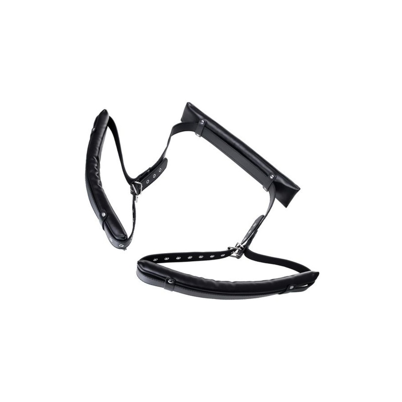 Pas do unieruchamiania nóg Fixing Sling z regulacją klamrową, karabińczykami i podparciem karku, 145 cm - 4