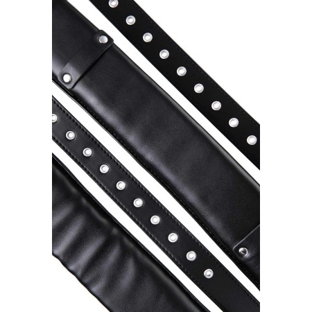 Pas do unieruchamiania nóg Fixing Sling z regulacją klamrową, karabińczykami i podparciem karku, 145 cm - 6