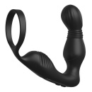 Wibrator analny Ass-Gasm Pro P-Spot Milker z mechanizmem P-Motion, stymulatorem krocza i pierścieniem erekcyjnym, długość wkładk - 2