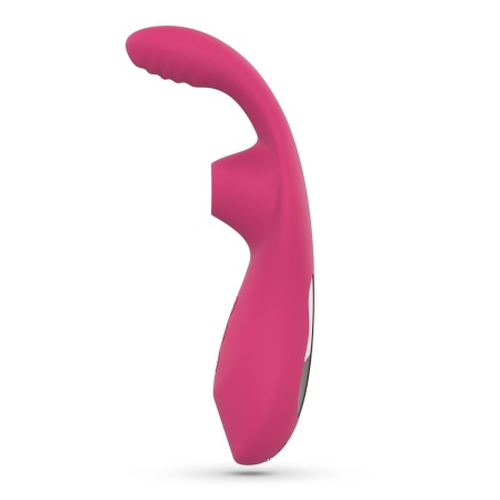 Stymulator łechtaczki Cyrano z ssaniem i wibracją, jasnoróżowy - 4