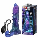 Dildo Power Monsters DuskWalker Sentinel z funkcją pompowania - 23 cm - 1