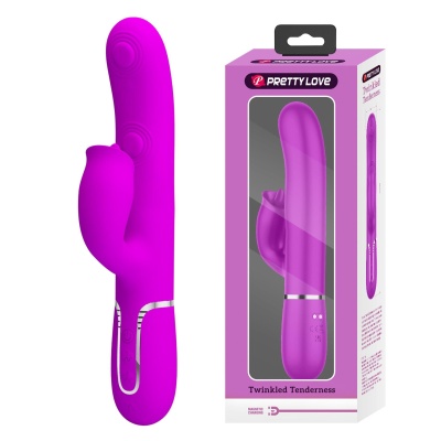 Wibrator króliczek Gigi Purple - 7 trybów thumpingu i 7 trybów lizania - 1