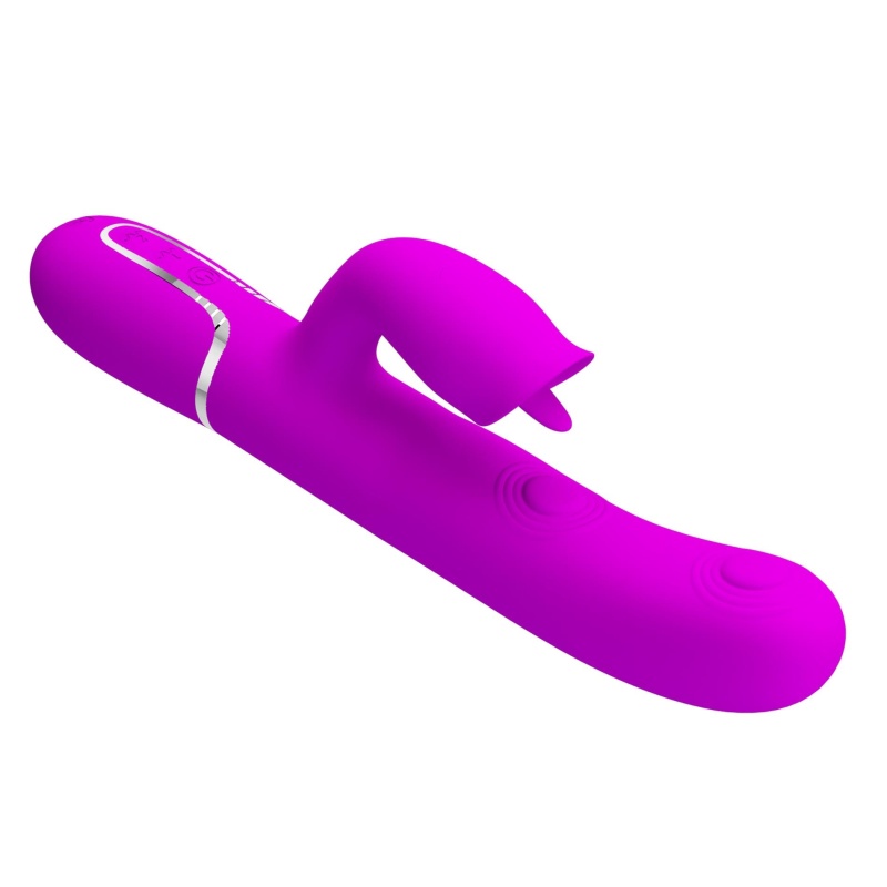 Wibrator króliczek Gigi Purple - 7 trybów thumpingu i 7 trybów lizania - 5