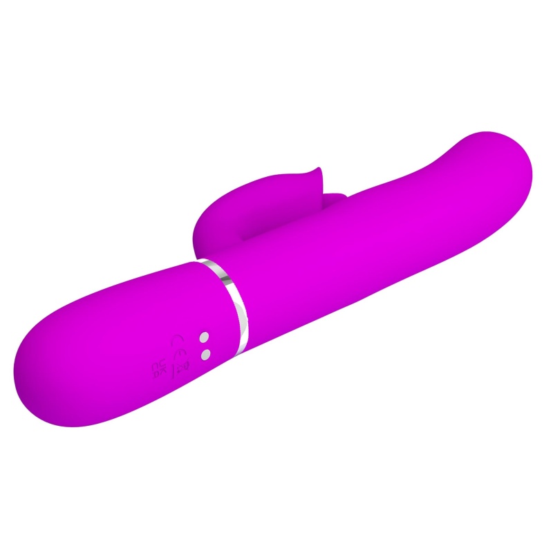 Wibrator króliczek Gigi Purple - 7 trybów thumpingu i 7 trybów lizania - 8