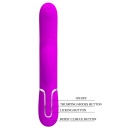Wibrator króliczek Gigi Purple - 7 trybów thumpingu i 7 trybów lizania - 10