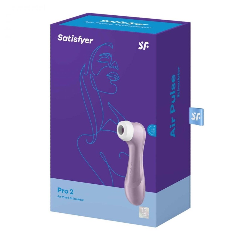 Stymulator łechtaczki Pro 2 (violet) - technologia fal powietrza, 11 intensywności, 16,5 cm - 3