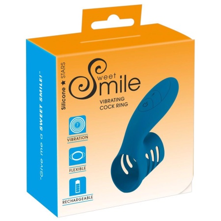 Smile Vibrating Cock Ring - 1